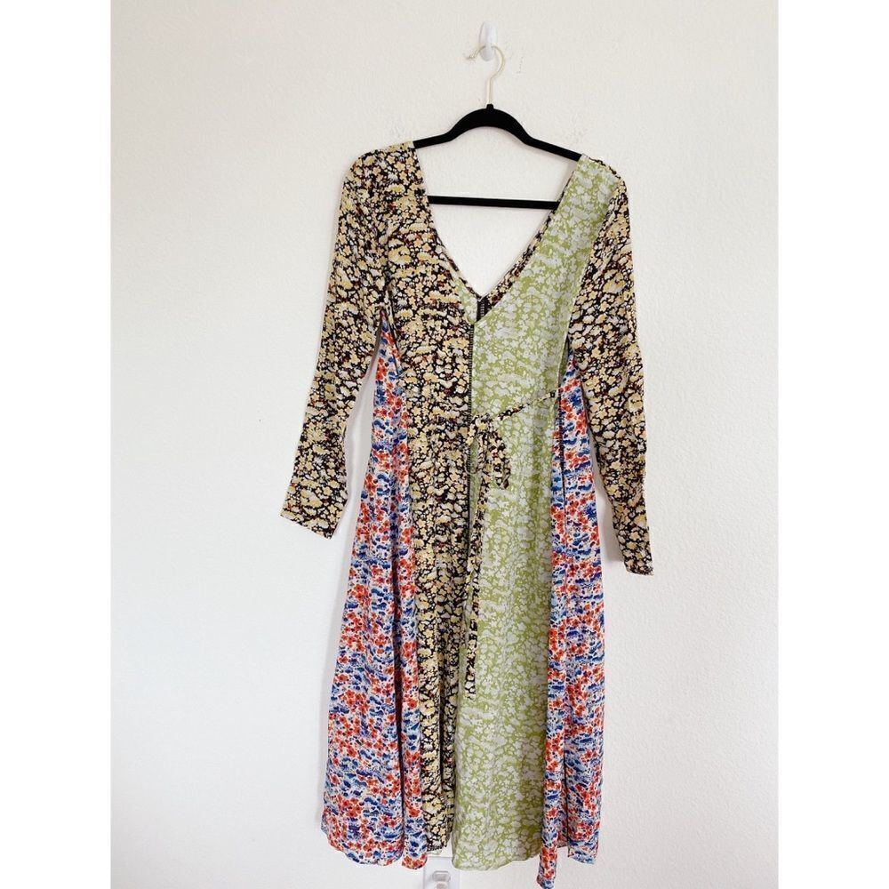 Brand New Stine Goya 100%silk Maca Paneled Dress - Picture 10 of 16